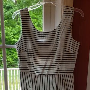 Short striped dress